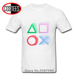 Retro Splash design PS gaming T shirt Xbox Game play station T-shirts Hip hop tshirt Vintage PS1 PS2 PS3 PS4 Gamer brand apparel