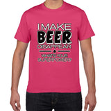 I Make Beer Disappear funny t shirt men What's Your Superpower Drinker streetwear Tee Shirt men Cotton Tee shirt homme harajuku