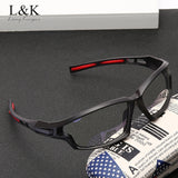 LongKeeper Anti Blue Light Glasses Frame For Men Women Clear Lens Computer Gaming Eyeglasses Black Sport Eyewear Spectacles